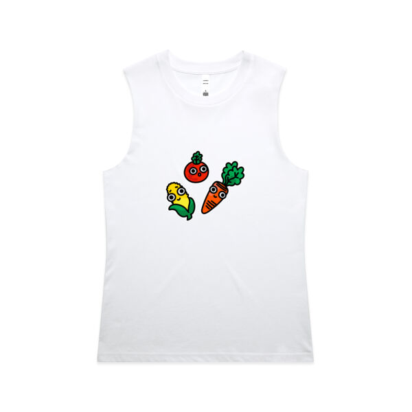Eat me! - Veggie - AS Colour - Women's Maple Tank Thumbnail