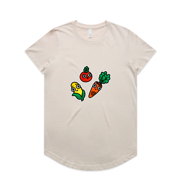 Eat me! - Veggie - AS Colour - Women's Maple Curve Tee Thumbnail