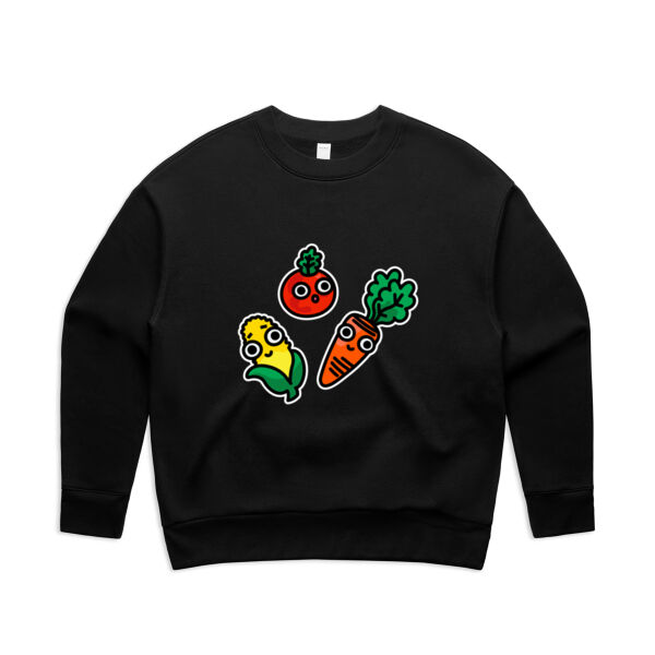 Eat me! - Veggie - AS Colour - Women's Relax Crew Thumbnail