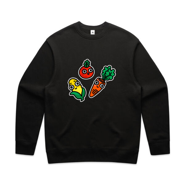 Eat me! - Veggie - AS Colour - Men's Relax Crew Thumbnail