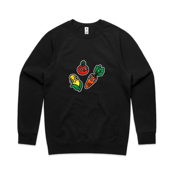 Eat me! - Veggie - AS Colour - Men's Supply Crew Sweatshirt Thumbnail
