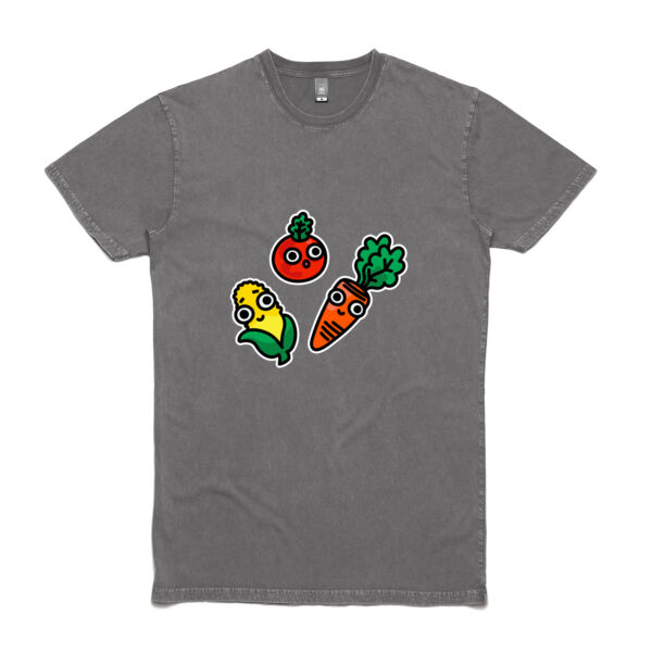 Eat me! - Veggie - AS Colour Stone Wash Staple Tee Thumbnail