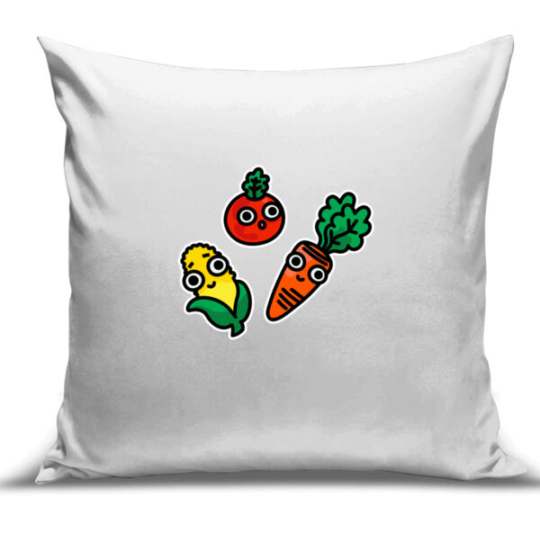 Eat me! - Veggie - Cushion Cover - 100% Linen Thumbnail