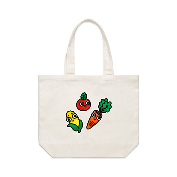 Eat me! - Veggie - AS Colour Shoulder Tote Bag Thumbnail