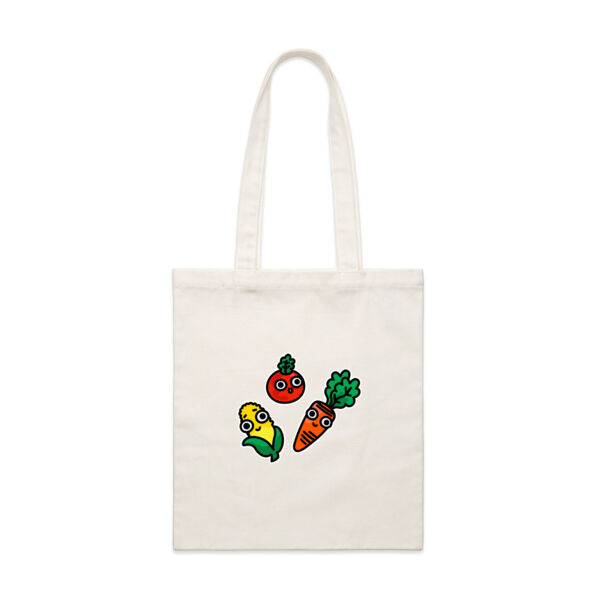 Eat me! - Veggie - AS Colour - Parcel Tote (Smallest) Thumbnail