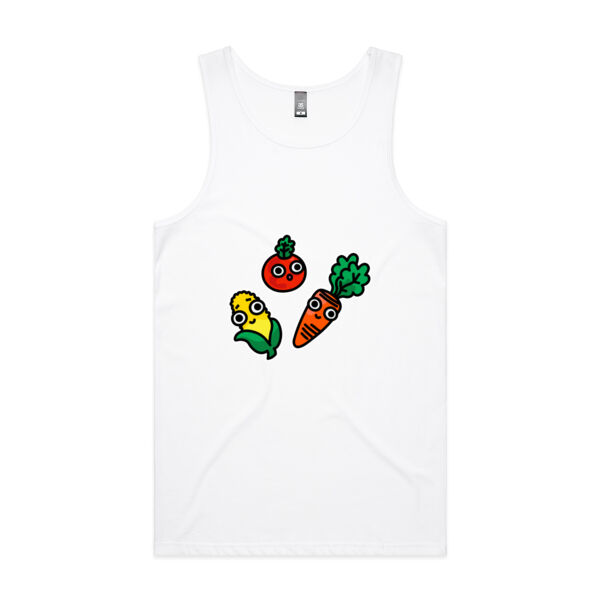 Eat me! - Veggie - AS Colour - Men's Lowdown Singlet Thumbnail