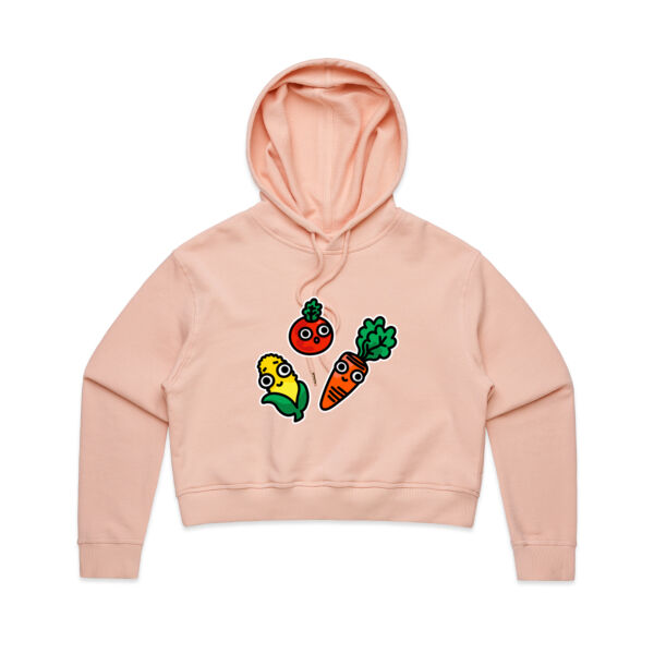 Eat me! - Veggie - AS Colour - Women's Crop Hood Thumbnail