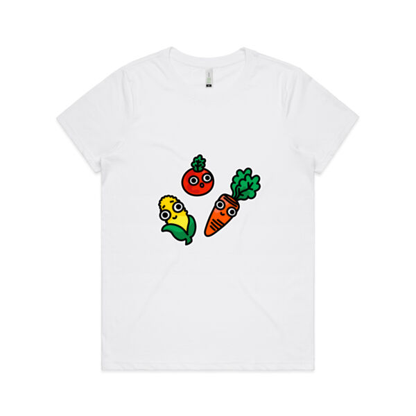 Eat me! - Veggie - AS Colour - Women's  Maple ORGANIC Tee Thumbnail