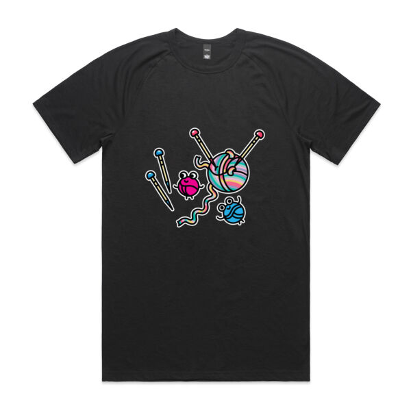 Knitter Critter - AS Colour - Staple Active Blend Tee Thumbnail