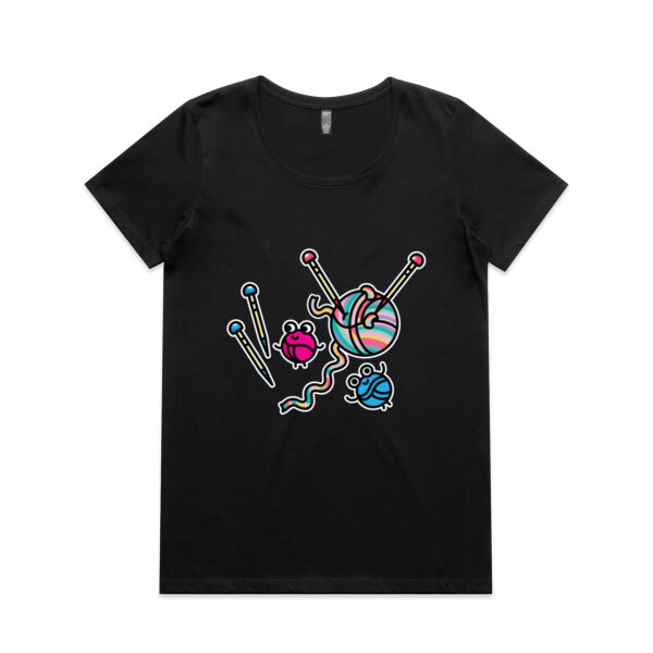 Knitter Critter - AS Colour - Women's Maple Scoop Tee Thumbnail