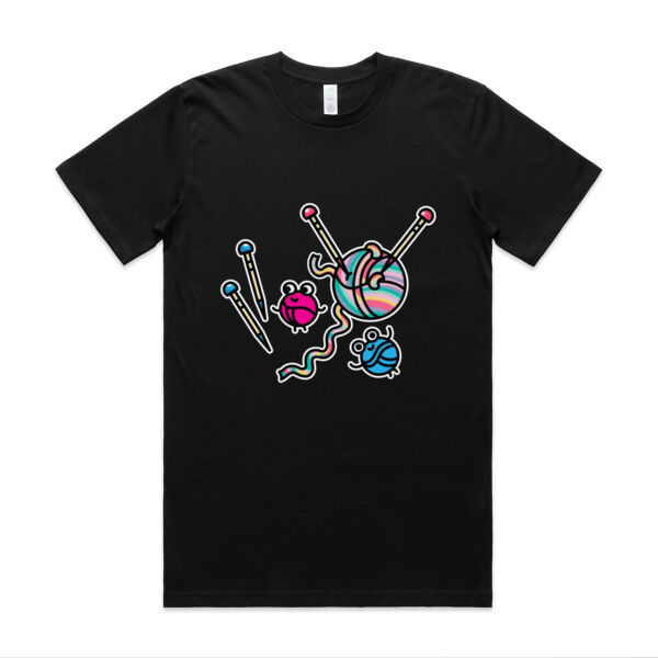 Knitter Critter - AS Colour - Classic Organic Tee Thumbnail