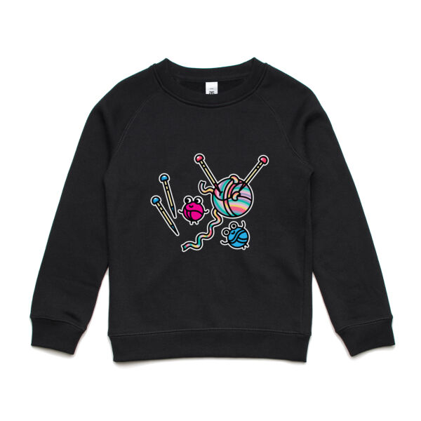 Knitter Critter - AS Colour - Youth Supply Crew Sweatshirt Thumbnail