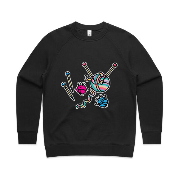 Knitter Critter - AS Colour - Women's Supply Crew Thumbnail