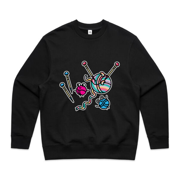 Knitter Critter - AS Colour - Men's Heavy Crew Thumbnail