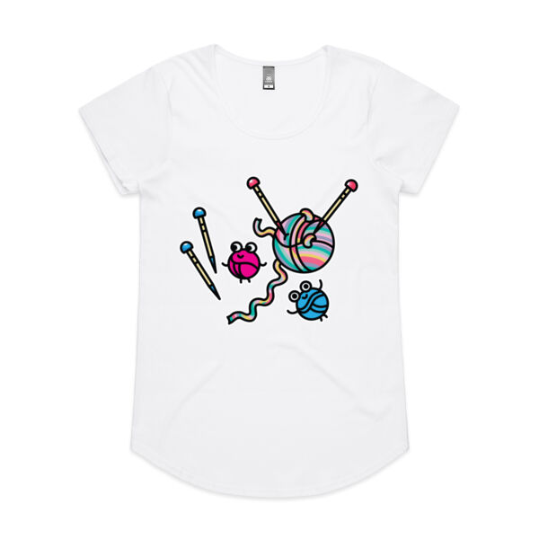 Knitter Critter - AS Colour - Women's 'Mali' Scoop Tee Thumbnail