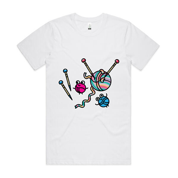 Knitter Critter - AS Colour - Organic Cotton Unisex Tee Thumbnail