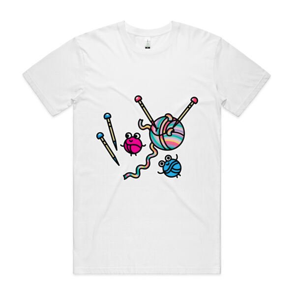 Knitter Critter - AS Colour - Organic Staple Tee Thumbnail