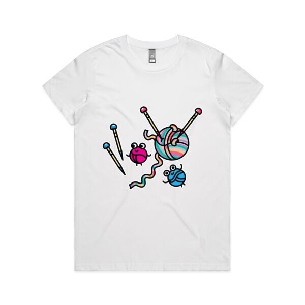 Knitter Critter - AS Colour - Women's Maple Tee Thumbnail