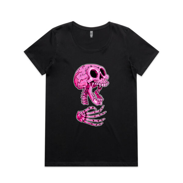 Give me a Hand, Skully - AS Colour - Women's Maple Scoop Tee Thumbnail