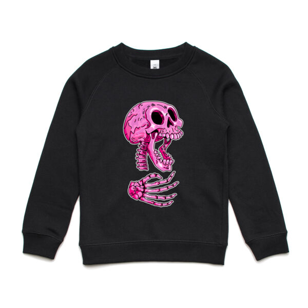 Give me a Hand, Skully - AS Colour - Youth Supply Crew Sweatshirt Thumbnail