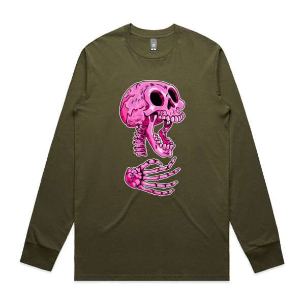 Give me a Hand, Skully - AS Colour -  Men's Staple L/S Tee  Thumbnail