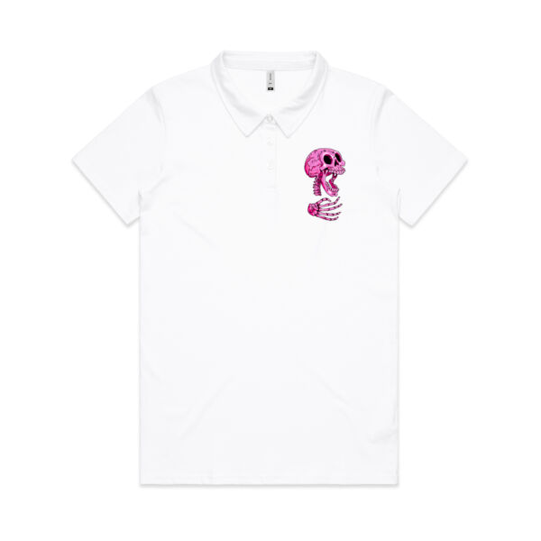 Give me a Hand, Skully - AS Colour - Amy Womens Polo Shirt Thumbnail