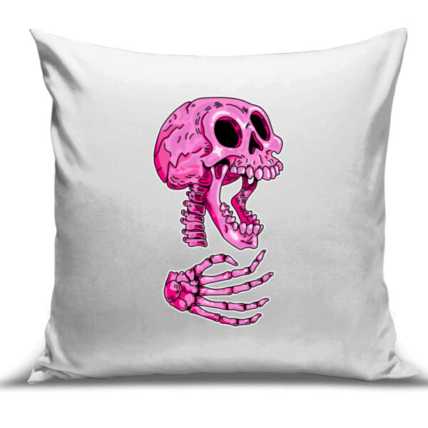 Give me a Hand, Skully - Cushion Cover - 100% Linen Thumbnail