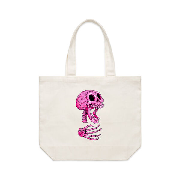 Give me a Hand, Skully - AS Colour Shoulder Tote Bag Thumbnail