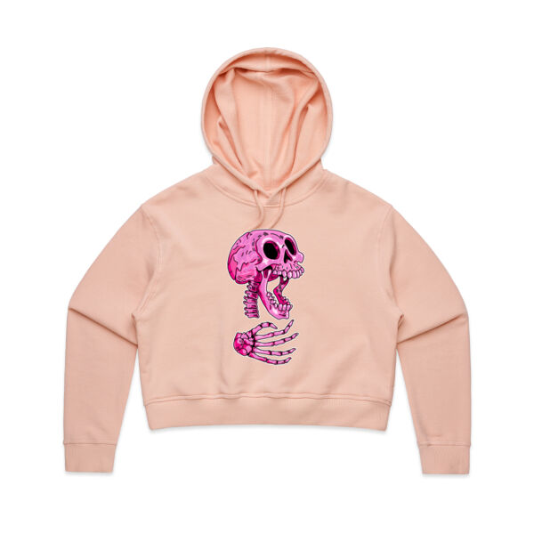 Give me a Hand, Skully - AS Colour - Women's Crop Hood Thumbnail