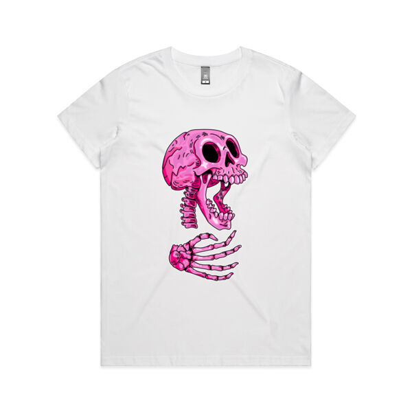 Give me a Hand, Skully - AS Colour - Women's Maple Tee Thumbnail