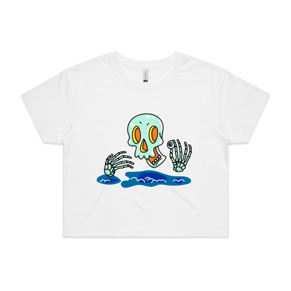 This is Skel-o-ween! - AS Colour - Women's Crop Tee Thumbnail