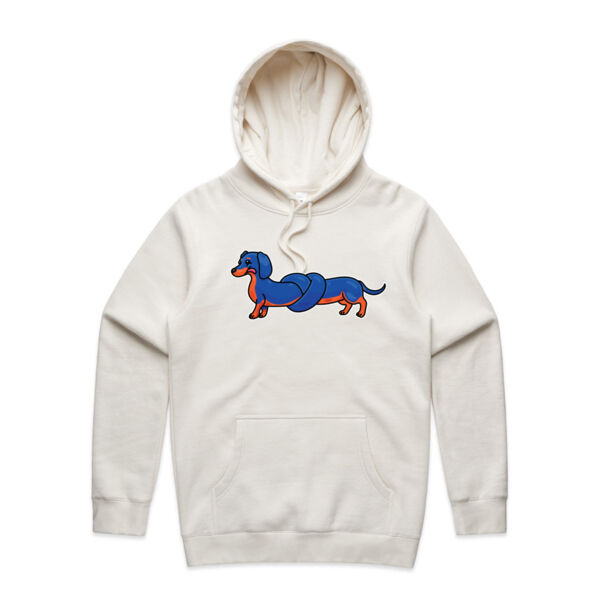 Sausage Dog - Pretzel Black & Tan - AS Colour - Organic Stencil Hood Thumbnail