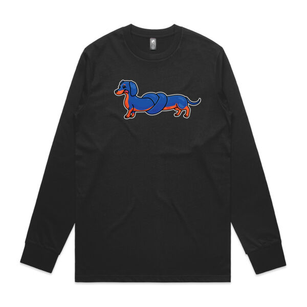 Sausage Dog - Pretzel Black & Tan - AS Colour - Classic L/S Tee Thumbnail