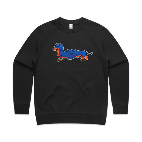 Sausage Dog - Pretzel Black & Tan - AS Colour - Women's Supply Crew Thumbnail