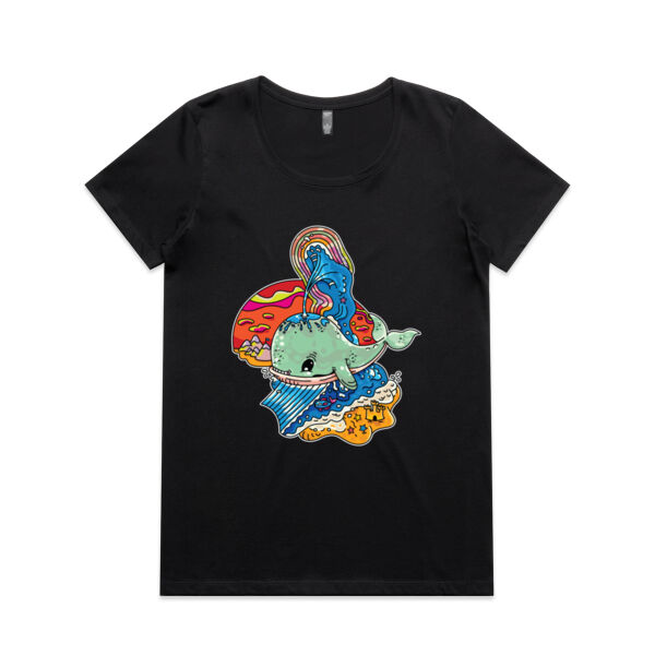A Whale of a Time - AS Colour - Women's Maple Scoop Tee Thumbnail