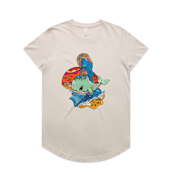 A Whale of a Time - AS Colour - Women's Maple Curve Tee Thumbnail