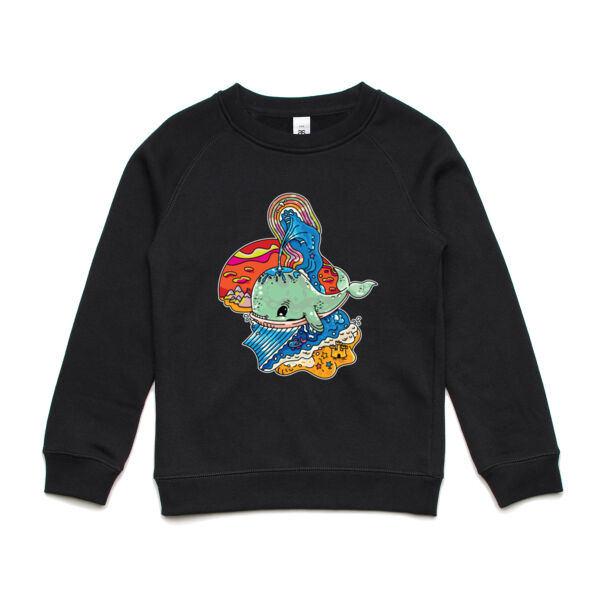 A Whale of a Time - AS Colour - Youth Supply Crew Sweatshirt Thumbnail