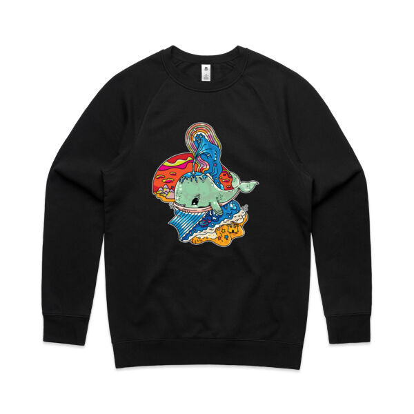 A Whale of a Time - AS Colour - Men's Supply Crew Sweatshirt Thumbnail