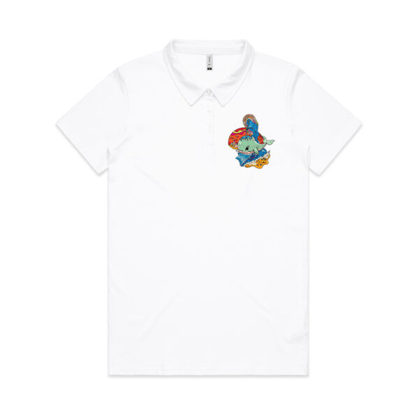 A Whale of a Time - AS Colour - Amy Womens Polo Shirt Thumbnail
