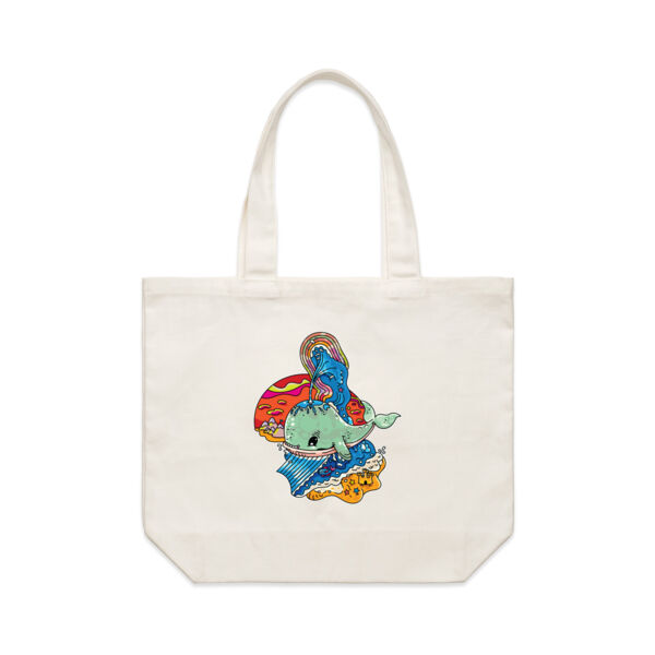 A Whale of a Time - AS Colour Shoulder Tote Bag Thumbnail