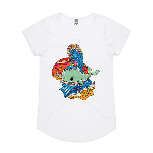 A Whale of a Time - AS Colour - Women's 'Mali' Scoop Tee Thumbnail