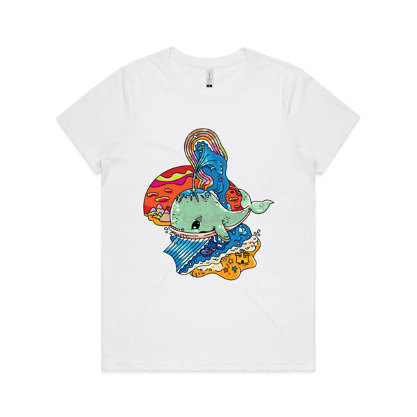 A Whale of a Time - AS Colour - Women's  Maple ORGANIC Tee Thumbnail