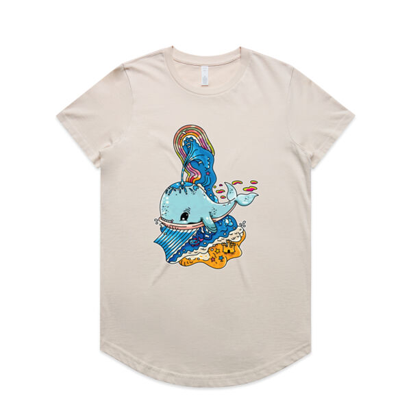 A Whale of a Time - Blue Version - AS Colour - Women's Maple Curve Tee Thumbnail