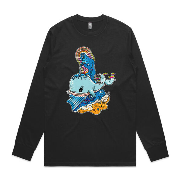 A Whale of a Time - Blue Version - AS Colour - Classic L/S Tee Thumbnail