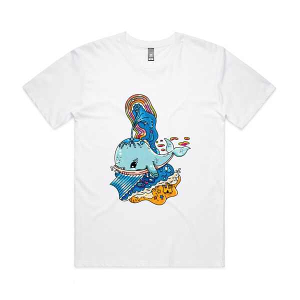 A Whale of a Time - Blue Version - AS Colour - Mens Staple Minus Tee  Thumbnail