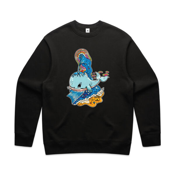 A Whale of a Time - Blue Version - AS Colour - Men's Relax Crew Thumbnail