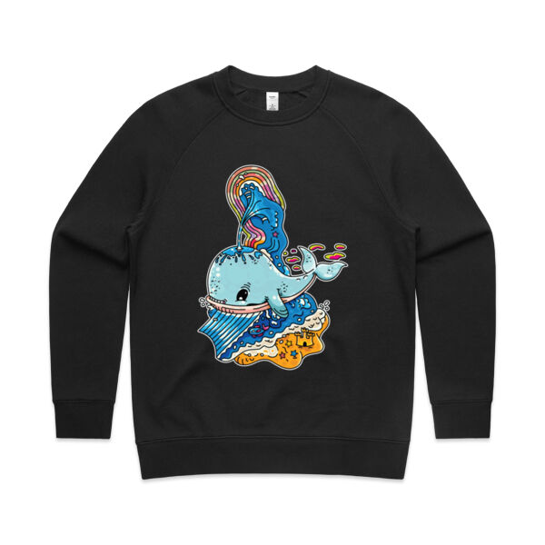 A Whale of a Time - Blue Version - AS Colour - Women's Supply Crew Thumbnail