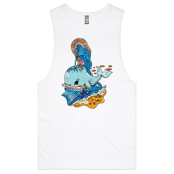 A Whale of a Time - Blue Version - AS Colour - Barnard Tank Top - Muscle Tee Thumbnail