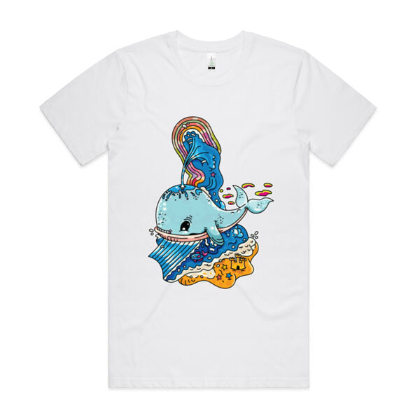 A Whale of a Time - Blue Version - AS Colour - Organic Cotton Unisex Tee Thumbnail