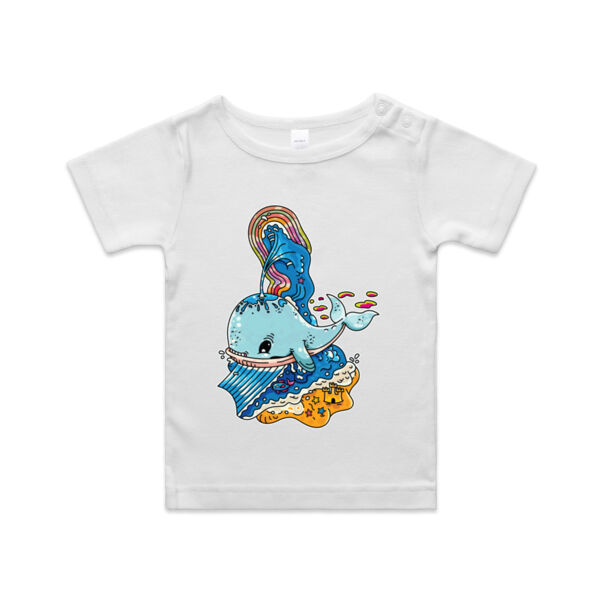 A Whale of a Time - Blue Version - AS Colour - Infant Wee Tee Thumbnail
